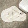 Hanah Home Mesa de centro Melted - Travertino